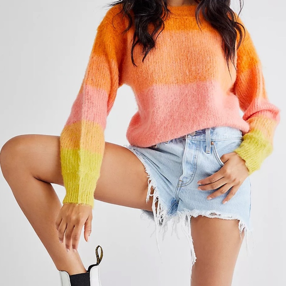 Free People Autumn Sky pullover sweater